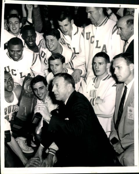 1964-68 John Wooden UCLA Bruins "The Sporting News Collection Archives" Original 8" x 10" Photo (Sporting News Collection Hologram/MEARS Photo LOA) - Lot of 4