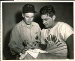 1953-74 Ted Kluszewski Cincinnati Reds "The Sporting News Collection Archives" Original Photos (Sporting News Collection Hologram/MEARS Photo LOA) - Lot of 2