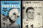 1951-54 Official Collegiate Football Record Book - Lot of 4