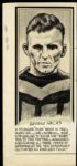 1921 George Halas Chicago Bears Original Illustration Artwork 