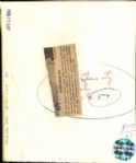 1952-59 Sal Maglie New York Giants St. Louis Cardinals The Sporting News Collection Archives Original Photos (Sporting News Collection Hologram/MEARS Photo LOA) - Lot of 2