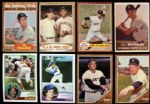 1959-83 Topps Baseball Collection w/ Roger Maris & Thurman Munson Rookies Mickey Mantle Card - Lot of 15