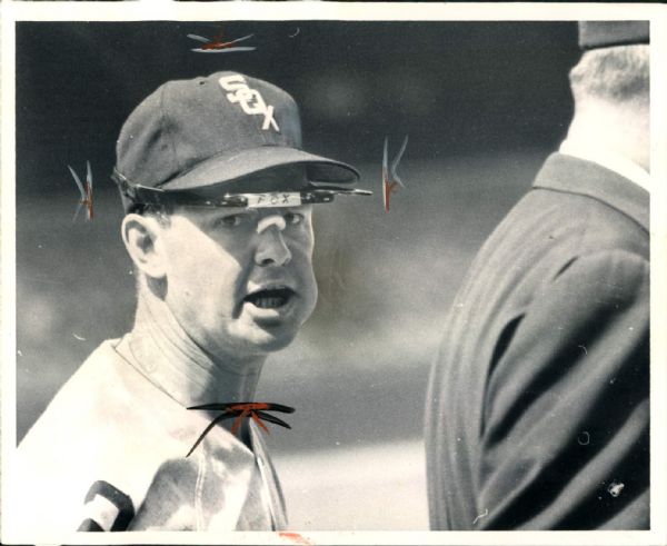 1960-64 Nellie Fox Chicago White Sox Houston Colt .45s  "The Sporting News Collection Archives" Original Photos (Sporting News Collection Hologram/MEARS Photo LOA) - Lot of 3
