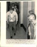 1962 Mickey Mantle New York Yankees "The Chicago Sun-Times Archives" Original Photo (Chicago Sun-Times Hologram/MEARS Photo LOA)