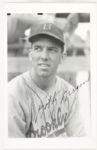 Bobby Bragan Brooklyn Dodgers Signed Postcard - JSA