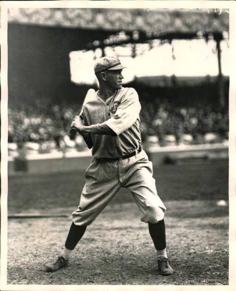 1916-18 circa "Prince Hal" Chase Cincinnati Reds Charles Conlon "TSN Collection Archives" 8" x 10" Print (Sporting News Collection Hologram/MEARS Photo LOA)