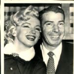 1954 Joe DiMaggio and Marylin Monroe New York Yankees on Wedding Day "The Sporting News Collection Archives" Original 7.5" x 7.5" Photo (Sporting News Collection Hologram/MEARS Photo LOA)