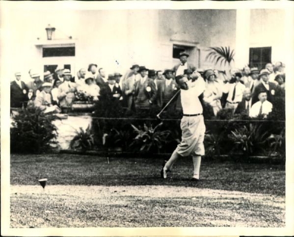 1930 Bobby Jones National Amateur Championship "The Sporting News Collection Archives" Original Photo (Sporting News Collection Hologram/MEARS Photo LOA)
