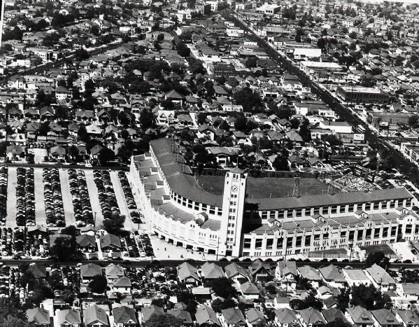 1950-57 Wrigley Field Los Angeles Angels PCL "The Sporting News" Original 3.25" x 4" Black And White Negative (The Sporting News Collection/MEARS Auction LOA) 