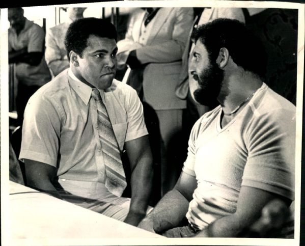 1979 Muhammad Ali and Lyle Alzado "The Denver Post Archives" Original Photo (Denver Post Archives Hologram/MEARS Photo LOA) - Lot of 4