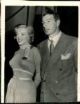1952 Joe DiMaggio and Marylin Monroe New York Yankees "The Sporting News Collection Archives" Original 6.75" x 8.5" Photo (Sporting News Collection Hologram/MEARS Photo LOA)