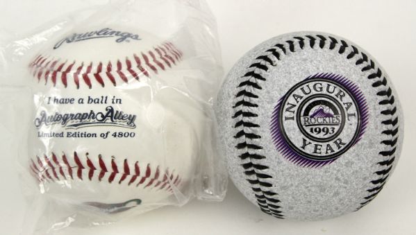 1993 Rockies Inaugural Season & Brewers Baseball 