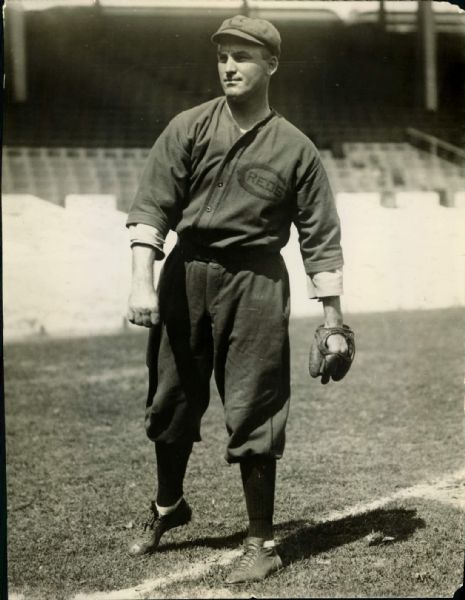 1913 Jimmy Sheckard Cincinnati Reds Charles Conlon "TSN Collection Archives" Original 8" x 10" Generation 1 Photo (Sporting News Collection Hologram/MEARS Photo LOA)