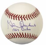 1969 Glenn Beckert Chicago Cubs Single Signed ONL (Giamatti) Baseball "1969 Cubs" - JSA