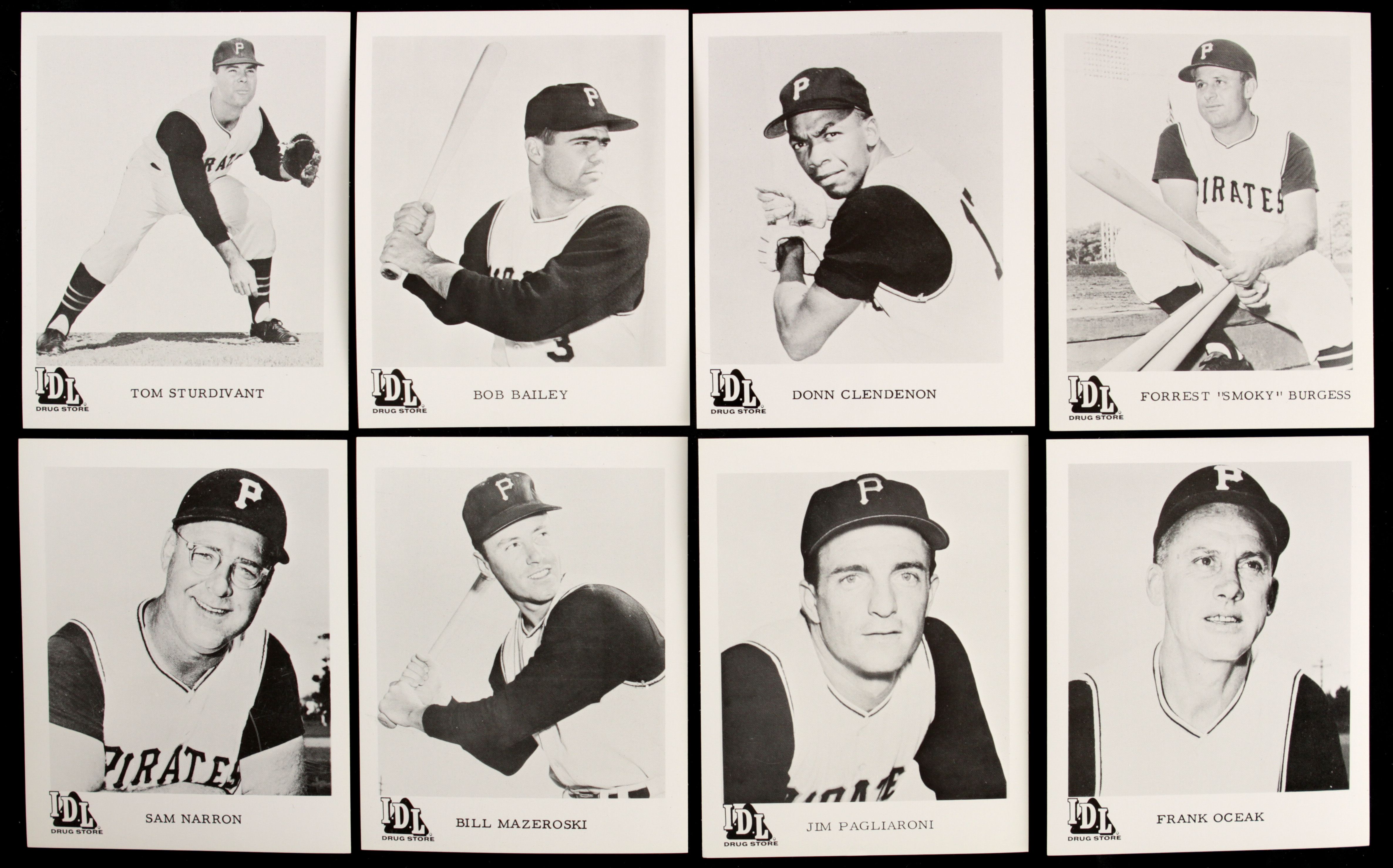 Lot Detail - 1963 IDL Drug Store Pittsburgh Pirates Near Set 26 Out of ...