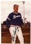Luke Appling Atlanta Braves Signed Postcard (JSA)