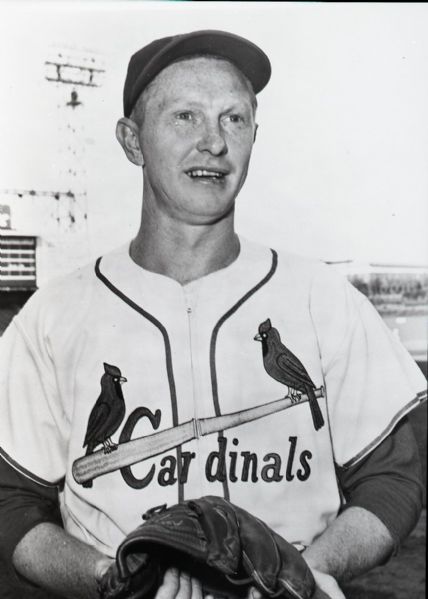 1946-55 Red Schoendienst St. Louis Cardinals "The Sporting News" Original 3" x 4" Black And White Negative (The Sporting News Collection/MEARS Auction LOA) 