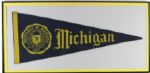 1970s Michigan University Full Size Pennant - 28 1/2" 
