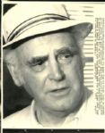 1971-76 Charlie Finley Oakland A's Owner The Sporting News Collection Archives Original Photos (Sporting News Collection Hologram/MEARS Photo LOA) - Lot of 2