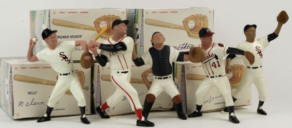 1988 Complete Set of 18 Hartland Commemorative Statue - including batboy