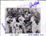 1957 circa Milwaukee Braves Game-Winning Signed 8" x 10" Photo - JSA
