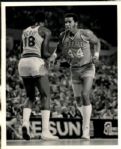 1976-77 Adrian Dantley Buffalo Braves SPORT Magazine Collection Archives Original Photos (MEARS Photo LOA) - Lot of 2