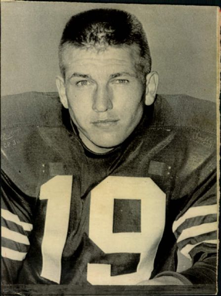 1960s circa Johnny Unitas Baltimore Colts "The Sporting News Collection Archives" 1974 Print (Sporting News Collection Hologram/MEARS Photo LOA)