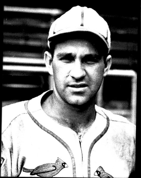 1940s circa Enos Slaughter St. Louis Cardinals "The Sporting News" Original 3" x 3.75" Black And White Negative (The Sporting News Collection/MEARS Auction LOA)