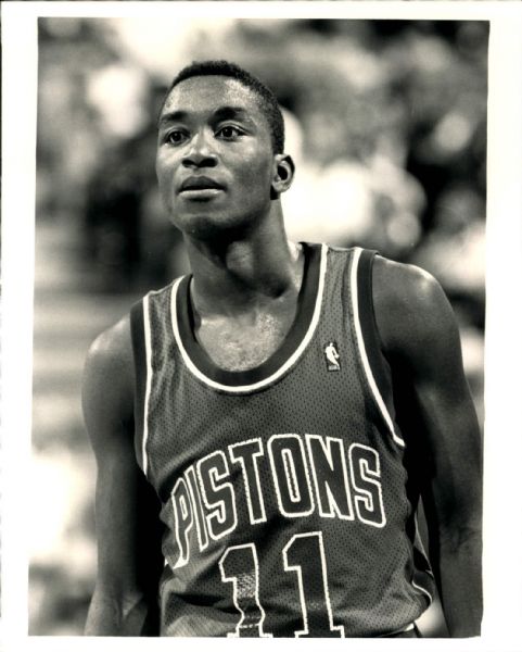 1985-94 Isiah Thomas Detroit Pistons "SPORT Magazine Collection Archives" Original Photos (MEARS Photo LOA) - Lot of 3