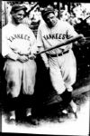 1927-30 Babe Ruth Lou Gehrig New York Yankees "The Sporting News" Original 3" x 4" Black And White Negative (The Sporting News Collection/MEARS Auction LOA) 