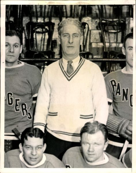 1926-39 Lester Patrick New York Rangers "The Sporting News Collection Archives" Original 7" x 9" Photo (Sporting News Collection Hologram/MEARS Photo LOA)