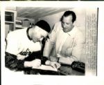 1947-51 Hank Greenberg Cleveland Indians The Sporting News Collection Archives Original Photos (Sporting News Collection Hologram/MEARS Photo LOA) - Lot of 9