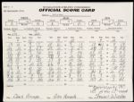 1997 Mike Tyson vs. Evander Holyfield Ear Bite Fight Two Tickets to Tyson vs. Holyfield I & Scorecards