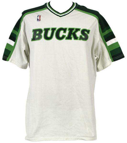 1988-91 Milwaukee Bucks Game Worn Complete Warmup Suit - Shooting Jacket Warmup Jacket & Pants - MEARS LOA