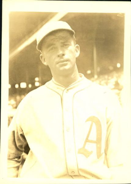 1929 Carrol Yerkes Philadelphia Athletics "The Sporting News Collection Archives" Original Photo (Sporting News Collection Hologram/MEARS Photo LOA)