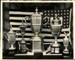 1930 Bobby Jones Golf Trophies "The Sporting News Collection Archives" Original Photo (Sporting News Collection Hologram/MEARS Photo LOA)