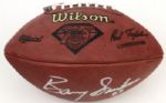 Barry Sanders Detroit Lions Signed 75th Anniversary Football - JSA
