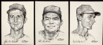 1969 New York Mets A Portfolio of Stars 9 x 12 Prints - Complete set of 20 with Folder -