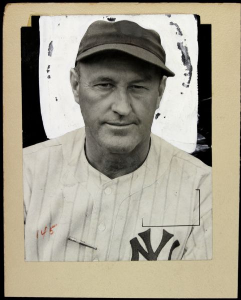 1936-45 Art Fletcher New York Yankees "The Sporting News Collection Archives" Original Photo (Sporting News Collection Hologram/MEARS Photo LOA)