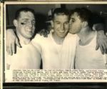 1959 Johnny Unitas Alan Ameche Baltimore Colts "The Sporting News Collection Archives" Original Photo (Sporting News Collection Hologram/MEARS Photo LOA)