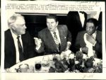 1967-85 Ronald Reagan with World Series and Super Bowl Champions TSN Collection Archives Original Photos (TSN Collection Hologram/MEARS Photo LOA) - Lot of 6