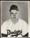 1953 Bob Milliken Brooklyn Dodgers "The Sporting News Collection Archives" Original Photo (Sporting News Collection Hologram/MEARS Photo LOA)