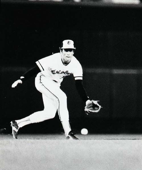 1981-88 Cal Ripken Jr. Baltimore Orioles "The Sporting News" Original 3.25" x 4" Black And White Negative (The Sporting News Collection/MEARS Auction LOA) 