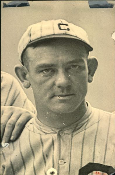 1917 Joe Harris Cleveland Indians "The Sporting News Collection Archives" Original Photo (Sporting News Collection Hologram/MEARS Photo LOA)