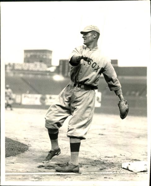 1914-18 circa Dick Hoblitzell Boston Red Sox "TSN Collection Archives" 8" x 10" Print (Sporting News Collection Hologram/MEARS Photo LOA)