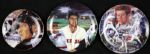 1980s to 90s Lot of 18 Plates w/ Mickey Mantle Wayne Gretzky