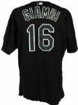 2000 Jason Giambi Oakland Athletics Game Worn Alternate Jersey - MEARS A5