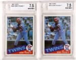 1985 Topps Kirby Puckett Rookie #536 Lot of (38) with (2) BGS 7.5