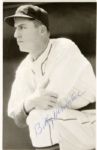 Billy Herman Boston Braves signed Postcard - JSA