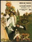 1967 Green Bay Packers vs. Cleveland Browns Program 